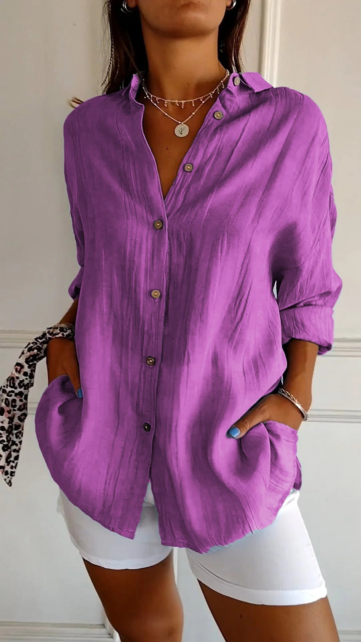 Avery | Elegant Shirt with Pleated Style