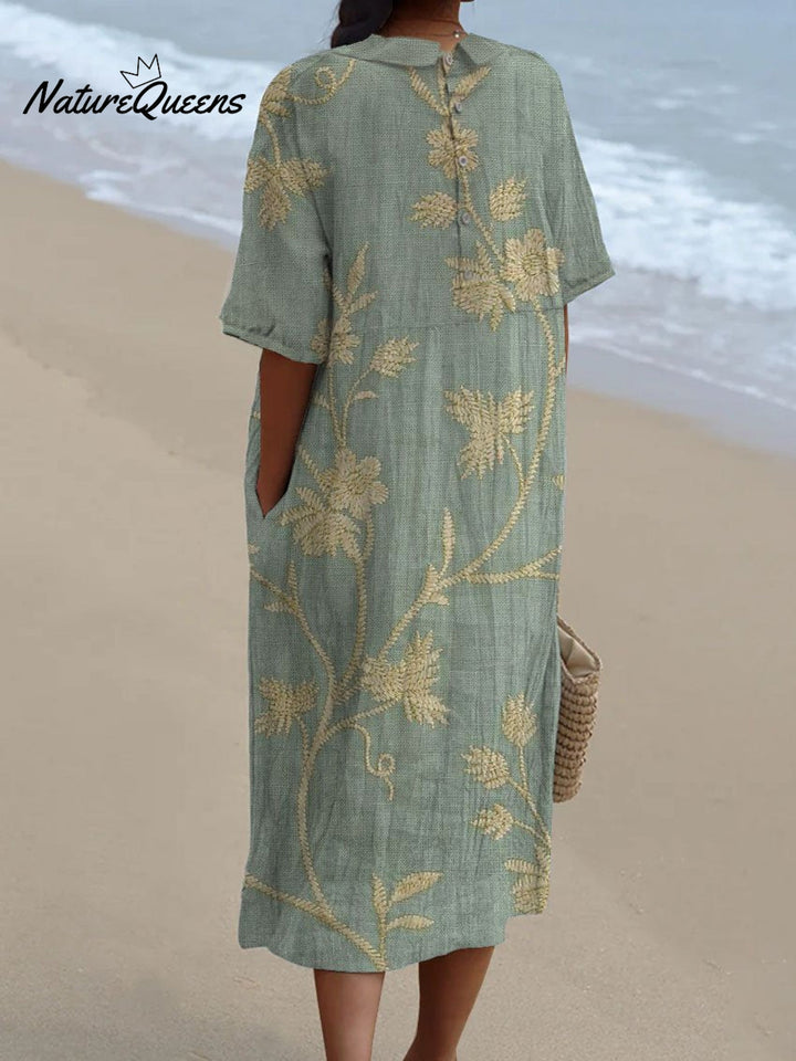 Brooke - Vintage Flower Dress