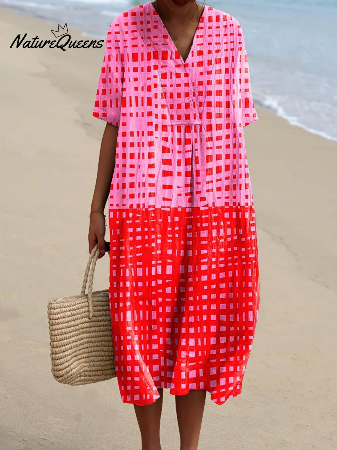 Una - Checked Dress