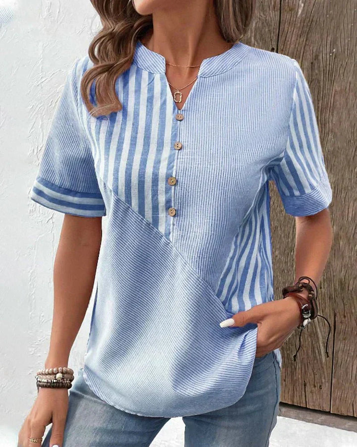 Peyton | Soft Striped Blouse