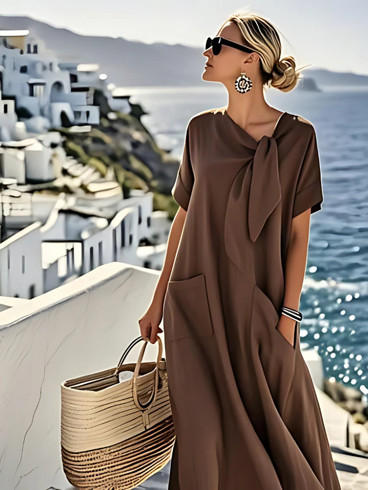 Sienna Elegant Dress with Pockets