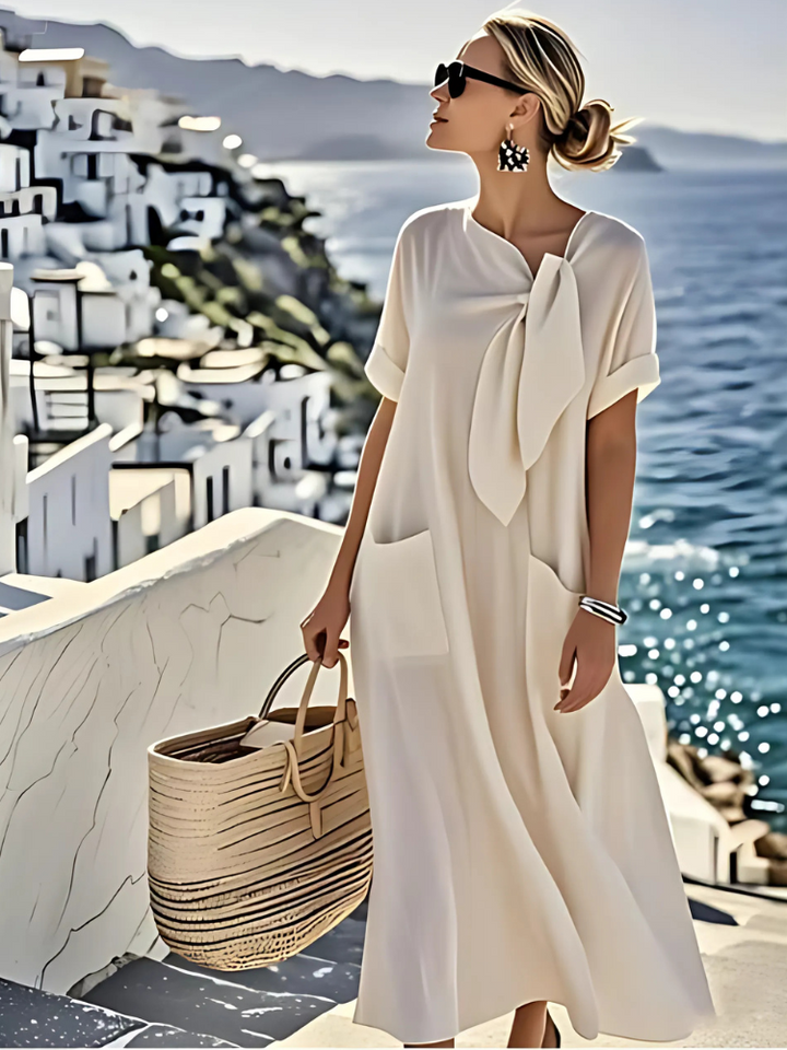 Sienna Elegant Dress with Pockets