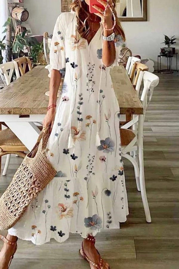 Hannah | Effortless Floral Maxi