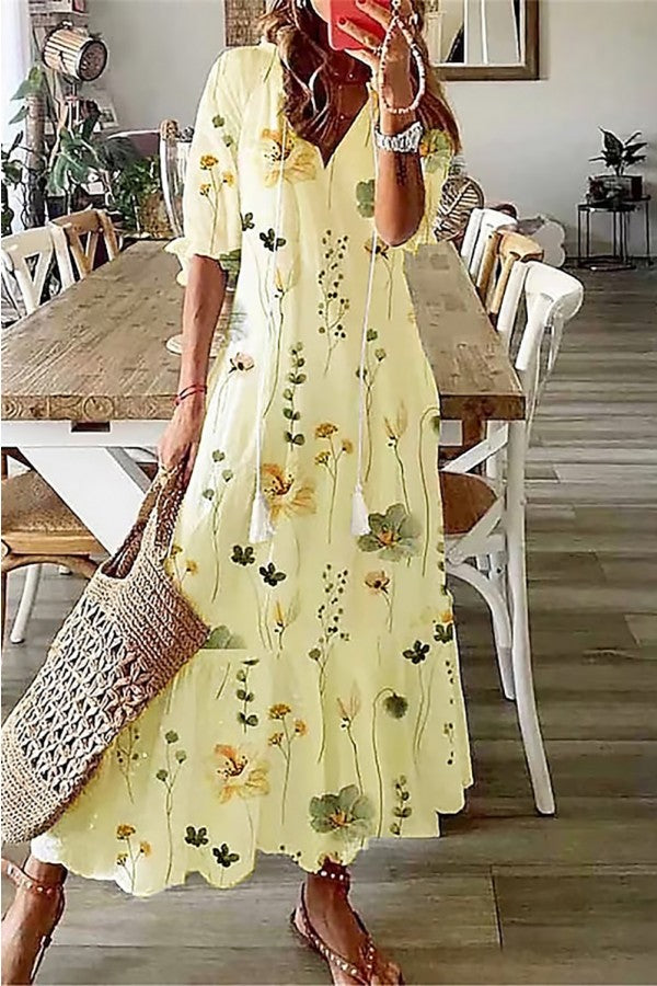 Hannah | Effortless Floral Maxi