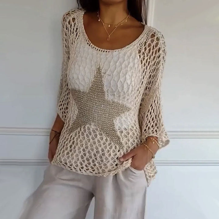 Juliette | Starry Knit Top