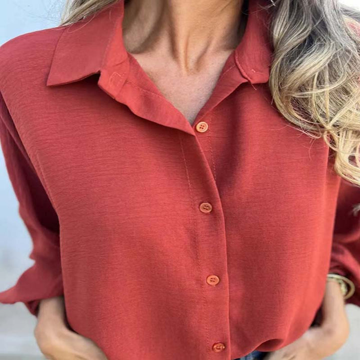 Layla | Elegant Button-Up Blouse
