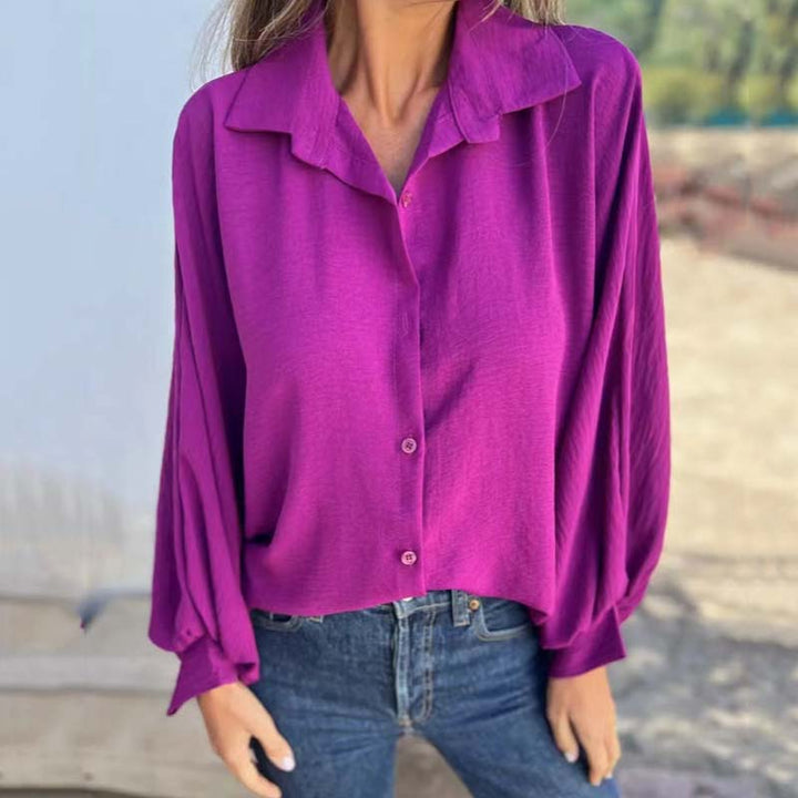Layla | Elegant Button-Up Blouse