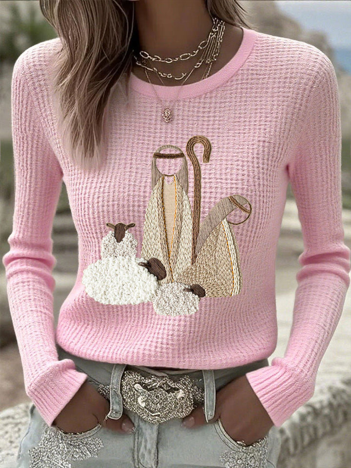 Lucy Christmas Jesus Nativity Tops