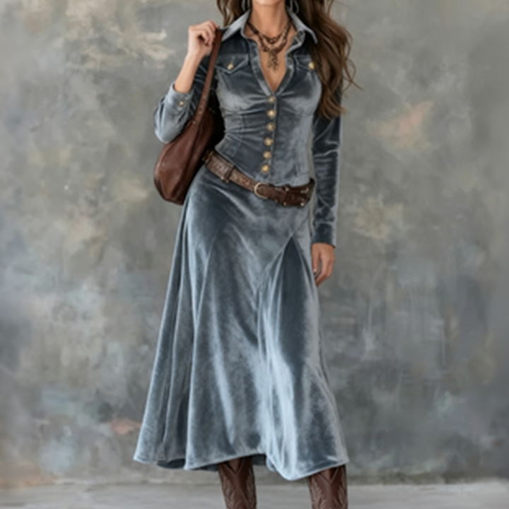 Vena | Modern Flowing Maxi Dress