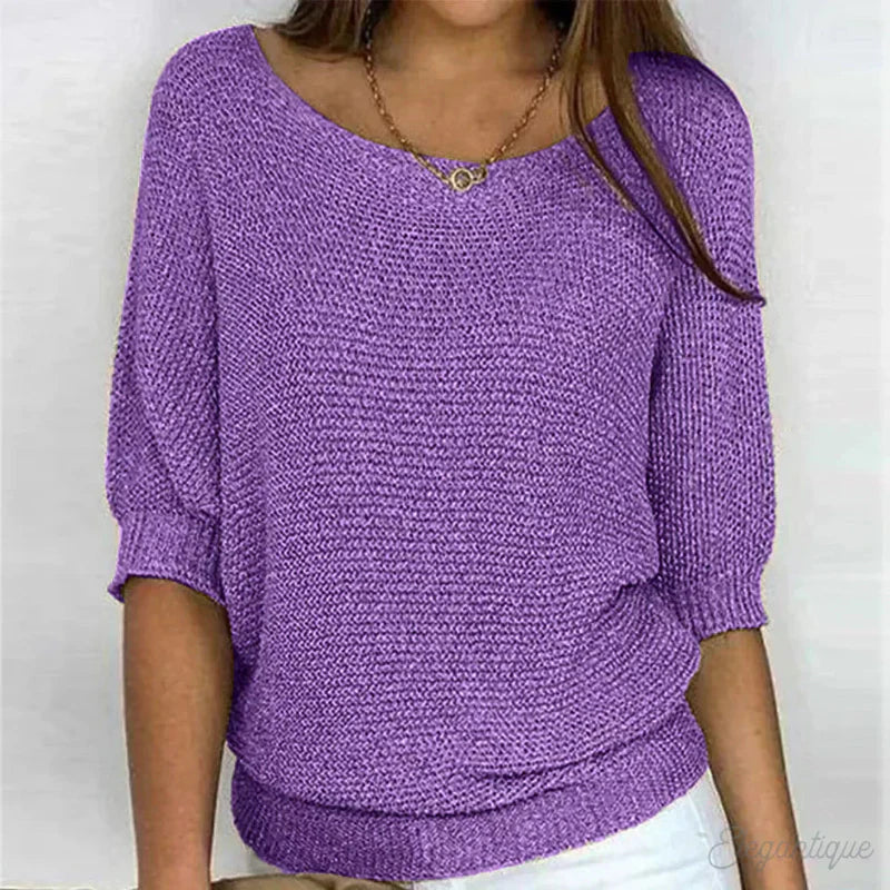 Sophia | Relaxed Knit Top