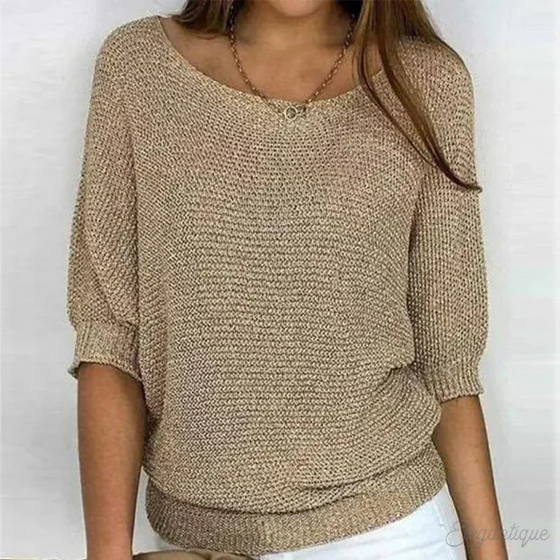 Sophia | Relaxed Knit Top