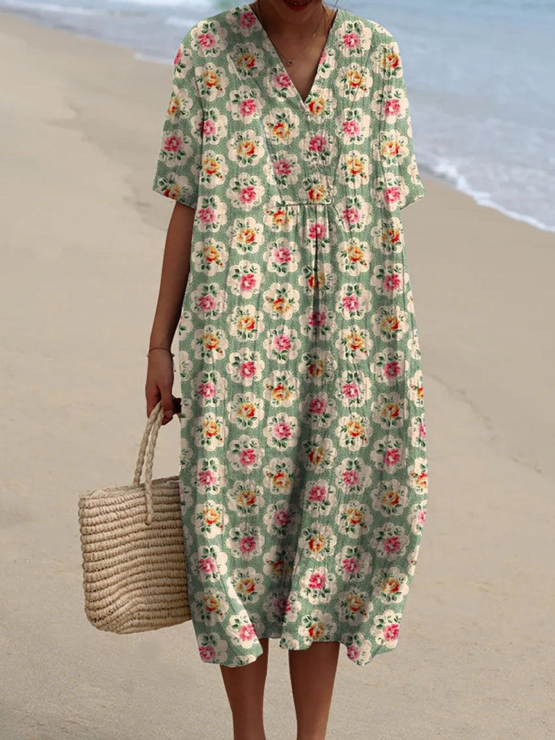 Kaia - Vintage Floral Dress