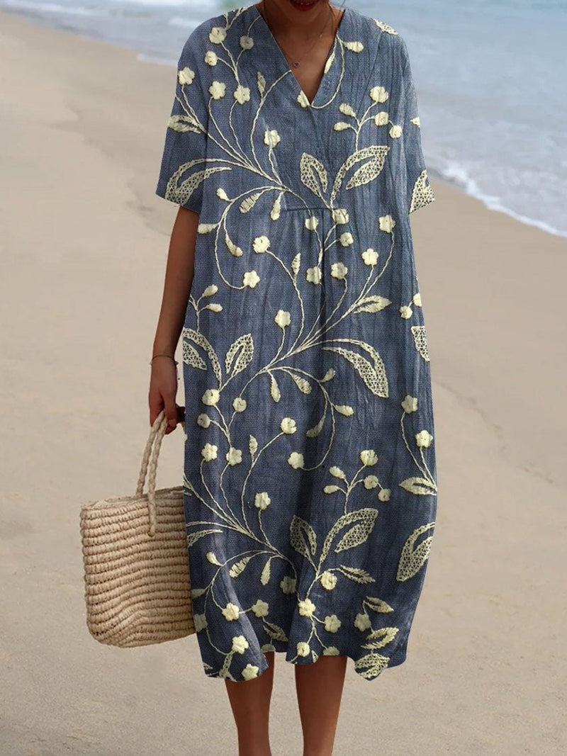 Nadia - Vintage Floral Dress