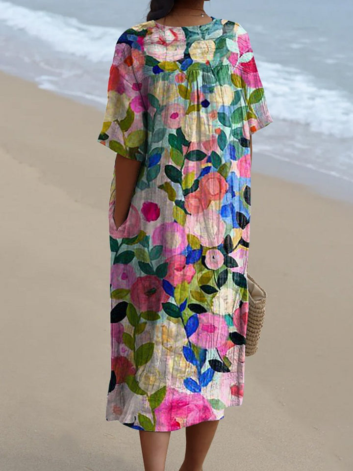 Aviana - Vintage Flower Dress